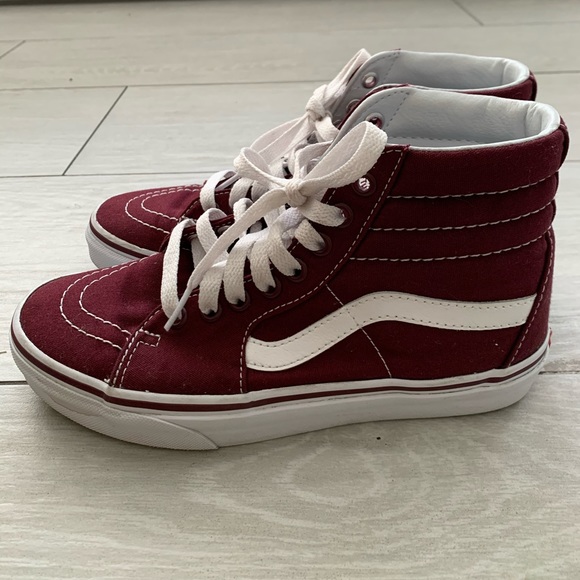 Vans Sk-8 Hi Maroon - Picture 2 of 6